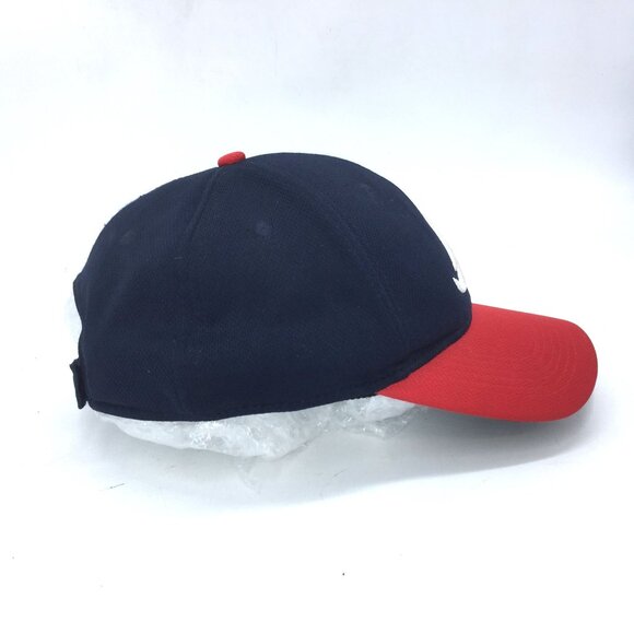 Atlanta Braves Baseball Cap Adjustable Black & Red By OC Sports - Picture 7 of 8